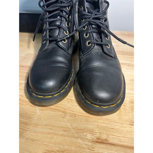 Doc Martens Vegan 1460 Felix Lace Up Boots Mens 6 Women’s 5 Grunge Chunky Oxford - Picture 3 of 13